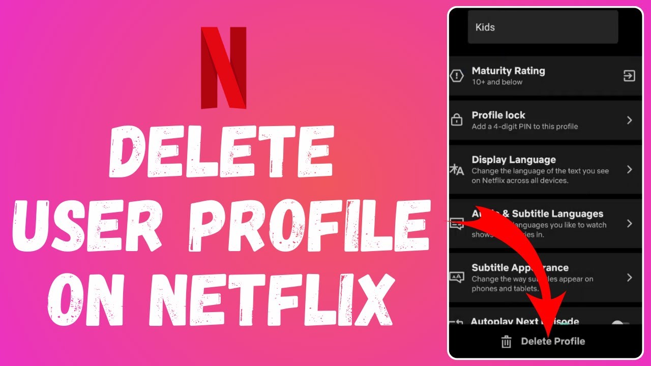 How to Delete User Profile on Netflix (2024) | Netflix Tutorial