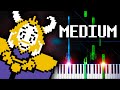 Respite from undertale  piano tutorial