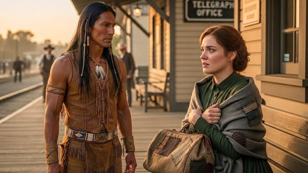 Την πρόσεξε να κάθεται εκεί στον σταθμό για ώρες. Ο Απάτσι ρώτησε: «Πού κατευθύνεστε, δεσποινίς;»