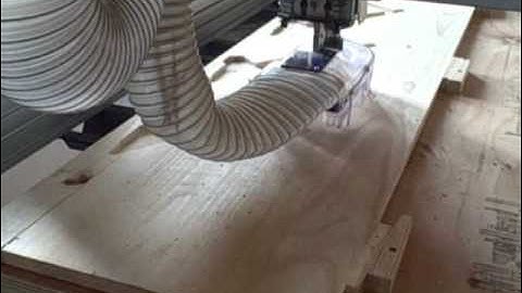 Routing Housed stringer stairs with ShopBot