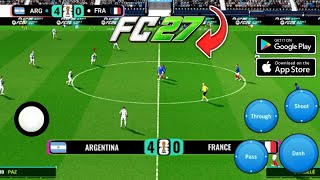 EA SPORTS FC27 LITE DATA FILE 😱🔥 | Gameplay Review (Unfinished Project) | FIFA 16 MOD Android screenshot 1