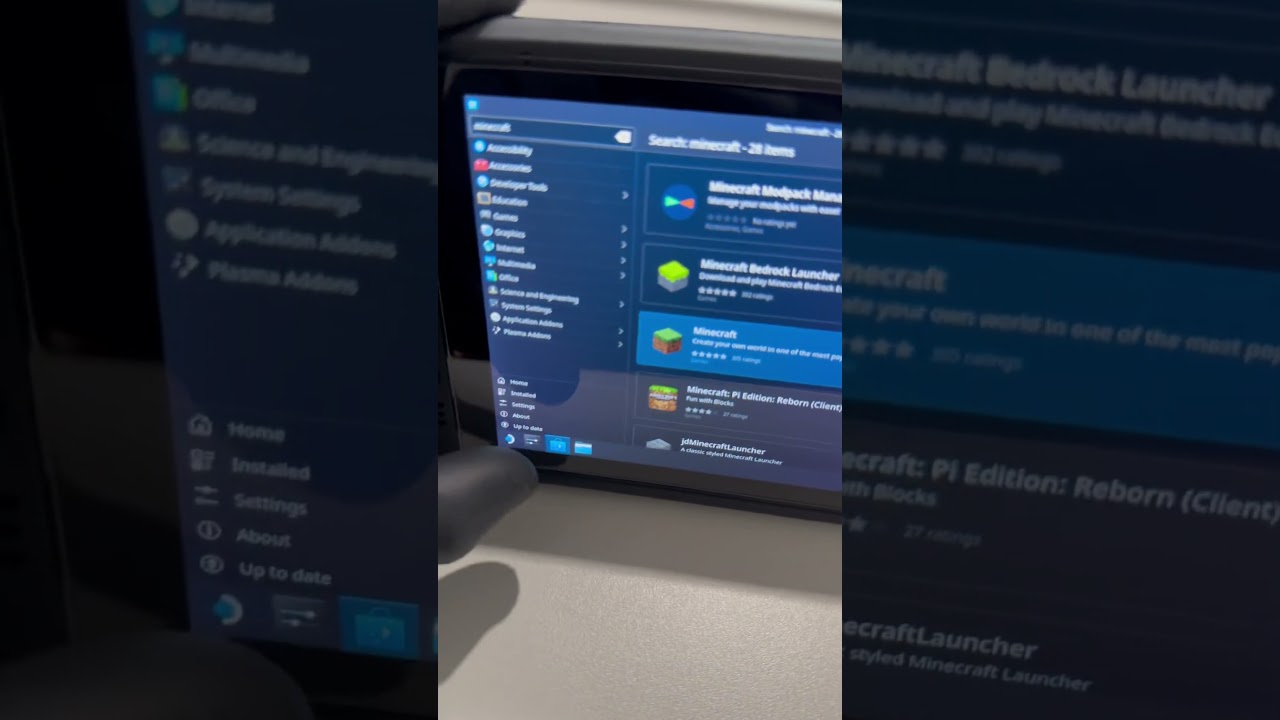 Minecraft is a real thing on the Steam Deck? 