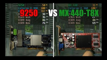 Radeon 9250 vs GeForce4 MX440-T8X Test in 8 Games (No FPS Drop Capture Card)