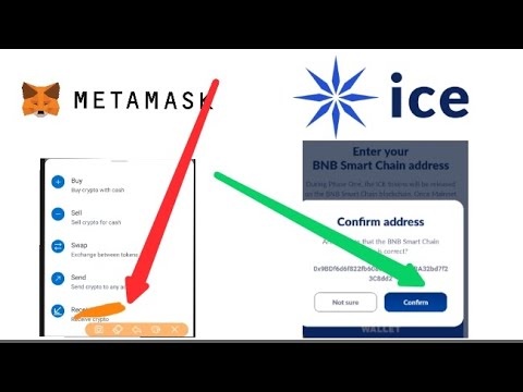 How to Input Meta Mask BNB Smart Chain Address in ICE mining App - YouTube