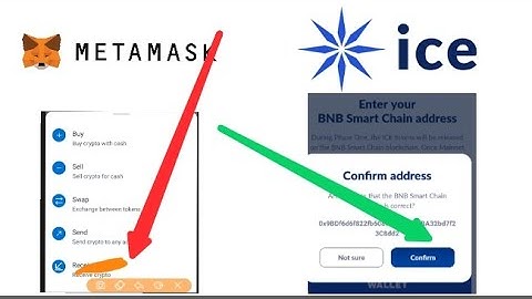 How to Input Metamask  BNB Smart Chain Address in ICE mining App