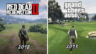 GTA V VS RDR2              Grand theft auto v VS red dead redemption 2