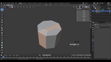 Blender 2.9 quick-tip: Simple way to fill a circle with quads or quad capping a cylinder.