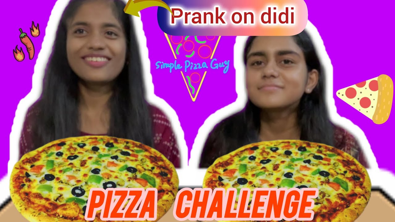 Pizza Challenge🤩 & Prank on Didi🤣 