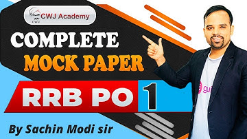 Complete Mock Paper of IBPS RRB PO 2020 by Sachin Modi Sir | Part 1 | Guidely