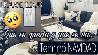 ✅Terminó NAVIDAD😢 | Mini HOUSE TOUR actualizado 2021 | Casa Pequeña | Decoración Nórdica