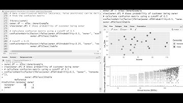 ML in R: Session 3, Video 2 (decision tree classifier metrics)