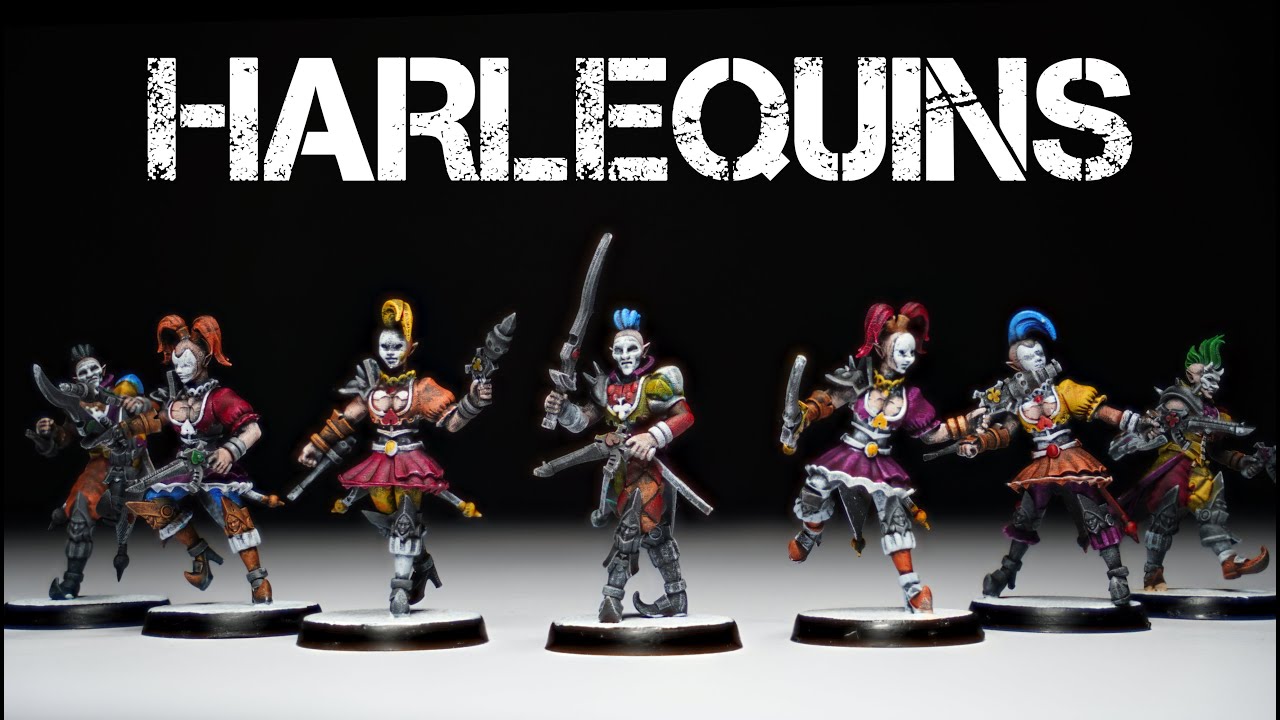 FINALLY some good Harlequin miniatures
