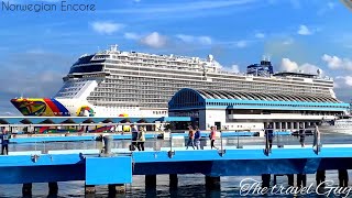 (4K) Norwegian Encore Arrival to Port of San Juan!!