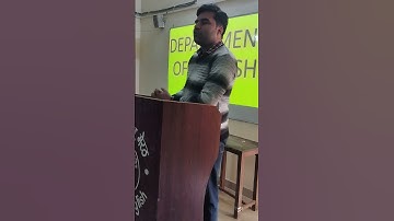Poetry of Sachin Chaudhary at meerut college meerut 23 December 2022 #phd #research