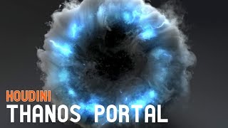 Houdini Tutorial - Thanos Inspired Portal Effect