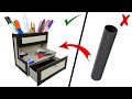 DIY DESKTOP ORGANIZER || pvc pipe craft and ideas || How to make desk organizer