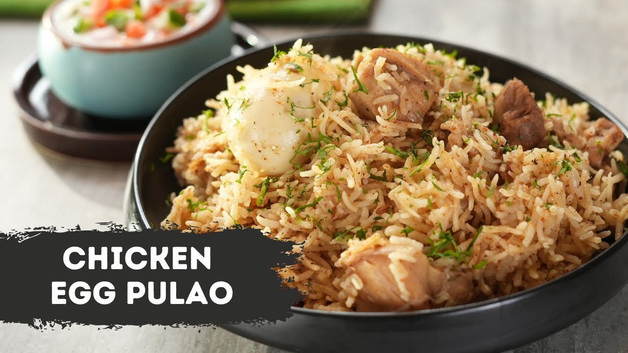 Chicken Egg Pulao चिकन अंडा पुलाव बनाने की विधि Pulao Recipes