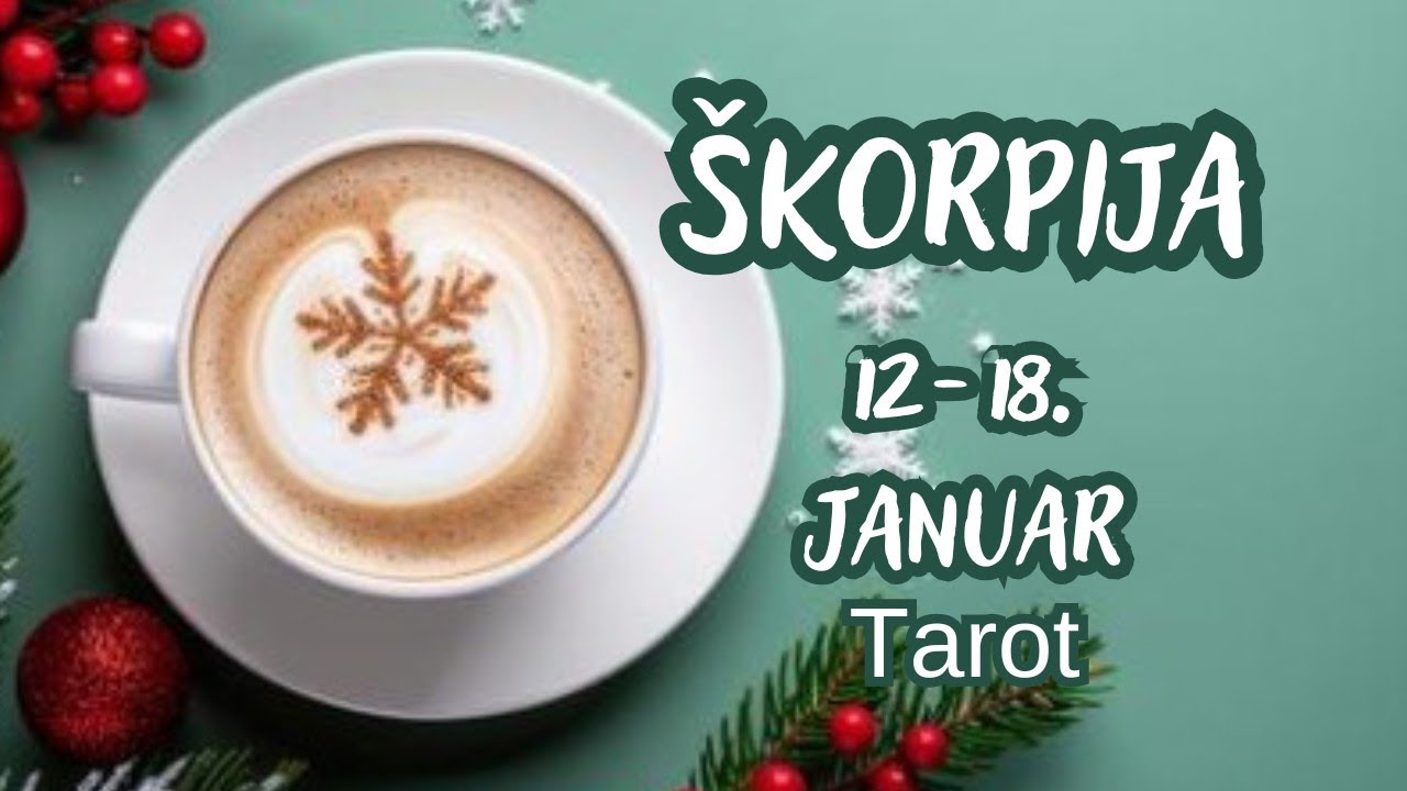 ŠKORPIJA ♏ Kraj Teškog Poglavlja: Stabilnost i Nova energija ❤️12-18.JANUAR TAROT 