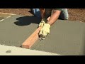 How to pour  finish concrete hi resolution