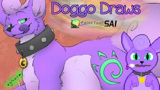 Doggo Draws Tail-Floofer Gone Er Tail Vore