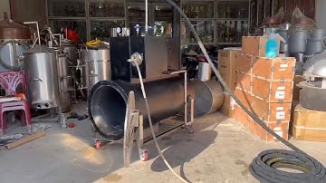 Lò Hơi Đốt Củi siêu nhanh và tiết kiệm dùng để Nấu Rượu Nấu Cơm, Nấu Cám Lợn, Xông Hơi Phòng Nấm