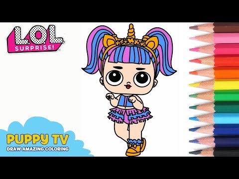 How To Draw Flower Child Lol Surprise Dolls Coloring Pages For