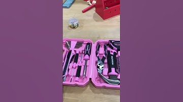 Black or pink, or both? 🙌 #shorts #workpro #workprotools #pink #black #toolset #diytools #giftideas