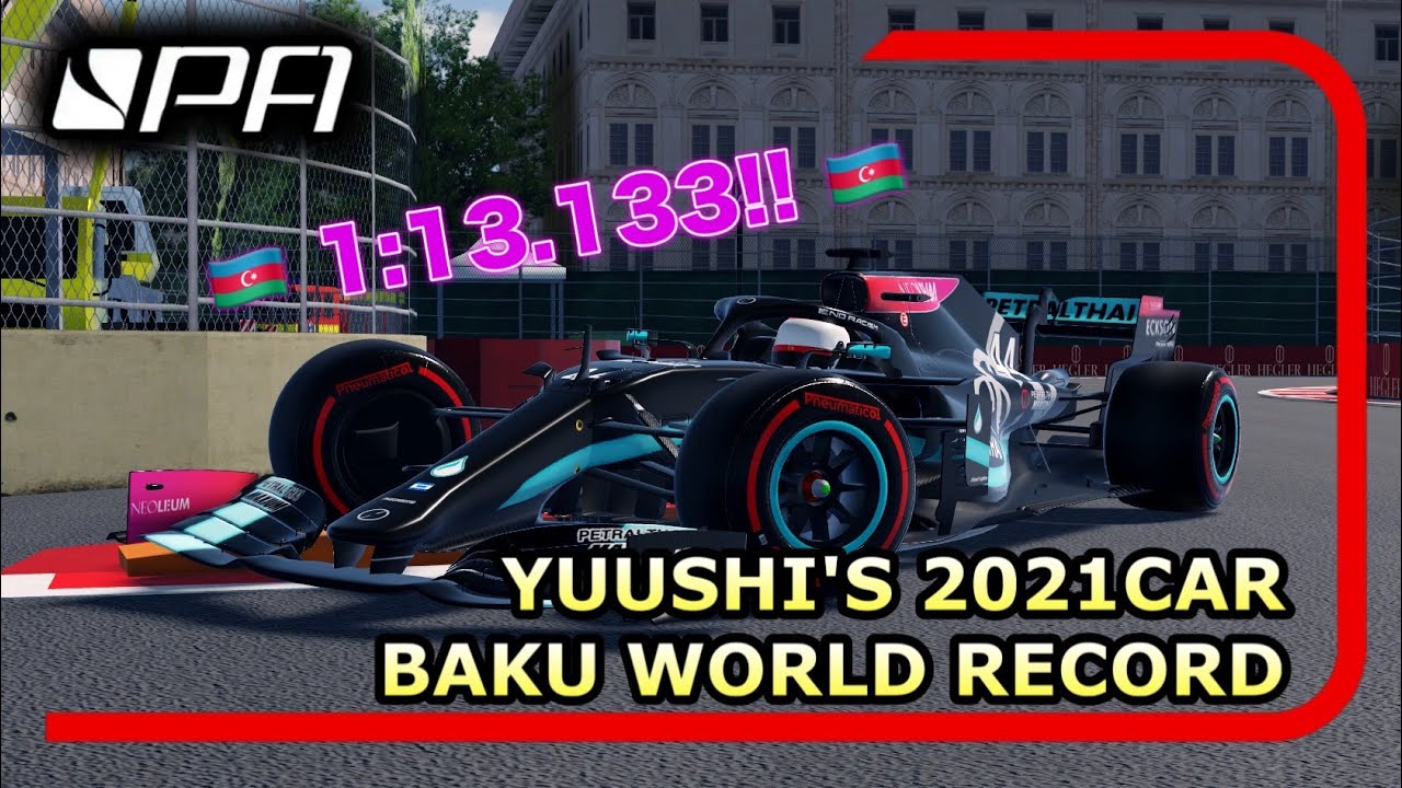 Baku 2021Car World Record Hot Lap [