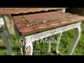 COFFE TABLE withGold Leaf 🎬with subs!Φυλλα χρυσου και πως να τα χρησιμοποιησετε!