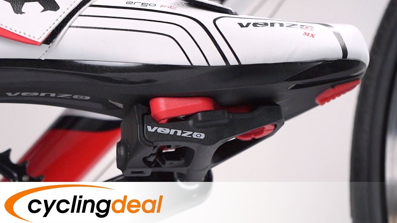 Road Bike VENZO Shimano SPD Compatible Mountain Bike Clipless