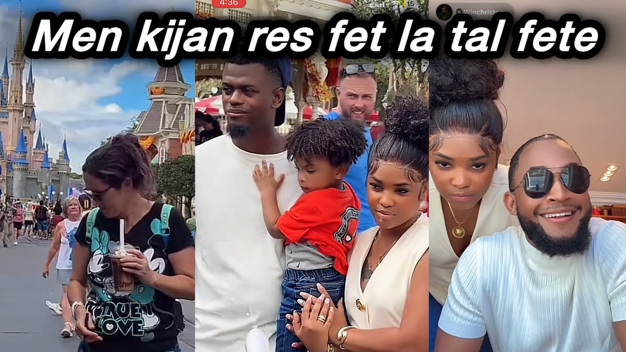 😍😍 Christoo mennen Boutchou nan Disney - vinn Gad kijan bagay yo te ye