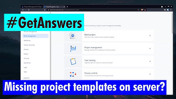 GetAnswers - Missing templates on server?
