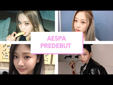 AESPA PREDEBUT STORY