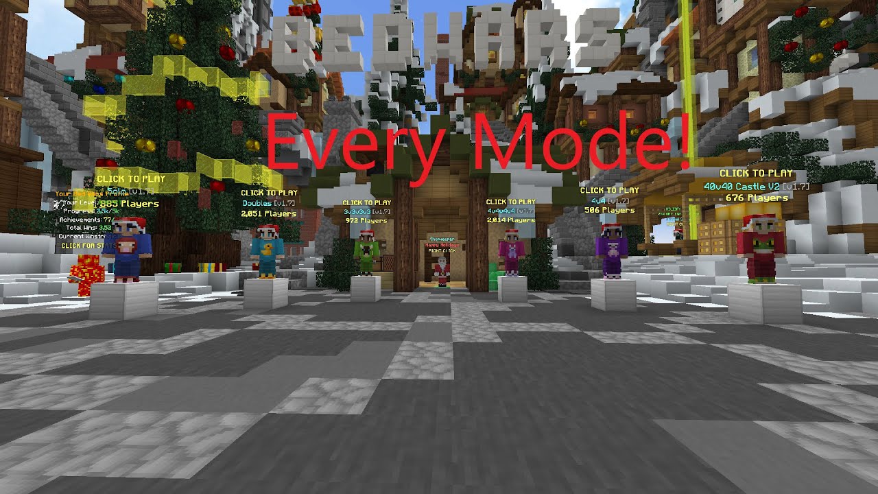 WInning every gamemode - Hypixel Bedwars