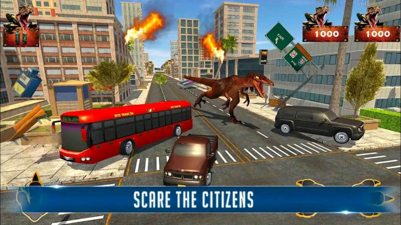 2020 Dinosaur Simulator World : Real Jurassic Life | Dinosaur Game | Dino Game