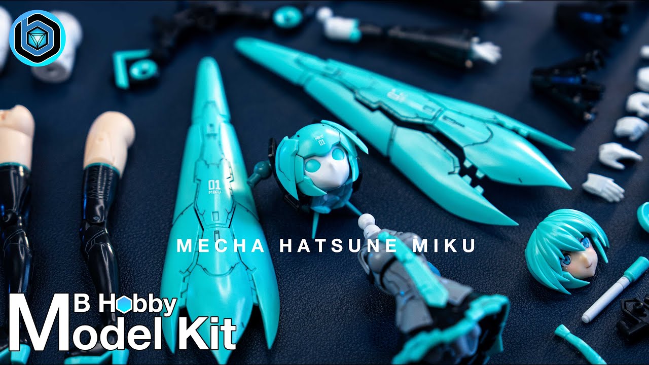 Hatsune Mecha Miku Model Kit | Speed Build | Beat Building