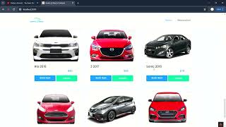 Internet Programming Assignment 2 - Online Car Rental System using AJAX and JSON).