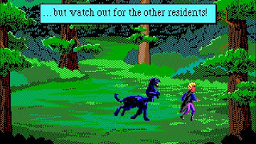 Quest For Glory I: So You want to be a Hero - EGA Loop Demo (MT-32 music) PC MS-DOS, 1989.