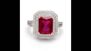 Famous GLAM RUBY COCKTAIL RING IN SILVER Net Worth
