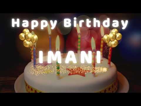 Happy Birthday Imani 🎂 | Birthday Song With Name