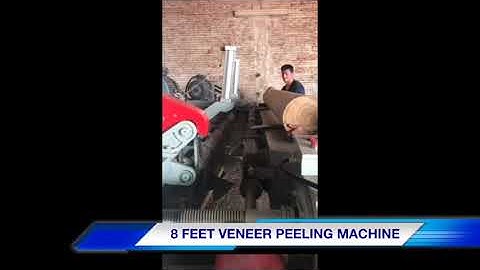 10 FEET PLYWOOD DEBARKER AND 8 FEET PEELING MACHINE