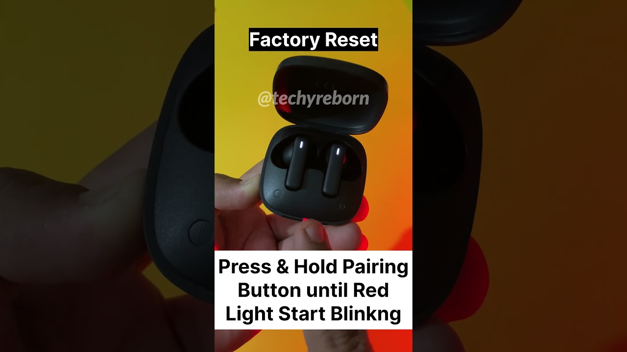 How to factory reset Baseus Bowie E19 tws wireless earbuds 