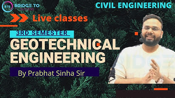 3rd Sem |Geotechnical engg |Revision 01|Secure Your Future |Bridge To Success For Civil Engg.