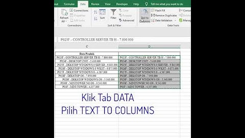 Merapikan dan memisahkan data menjadi 3 kolom #shorts #excel #exceltutorial