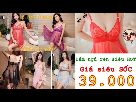 Đầm ngủ ren giá rẻ hot sale chỉ 39k mua ngay tại Shopee: Lê Trân Stores | Foci