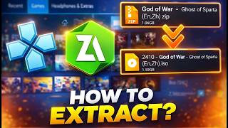 {2026}🔥How To Extract PPSSPP Games On Android using Z Archiver | How To Unzip Ppsspp Games