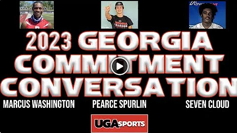 2023 UGA commits Marcus Washington, Pearce Spurlin, and Seven Cloud join Blayne Gilmer on UGASports