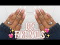 EASY DIY AFFORDABLE PRESS ON NAILS + HOW TO MAKE THEM LAST | NO EXPERIENCE NEEDED!  ohmglashes