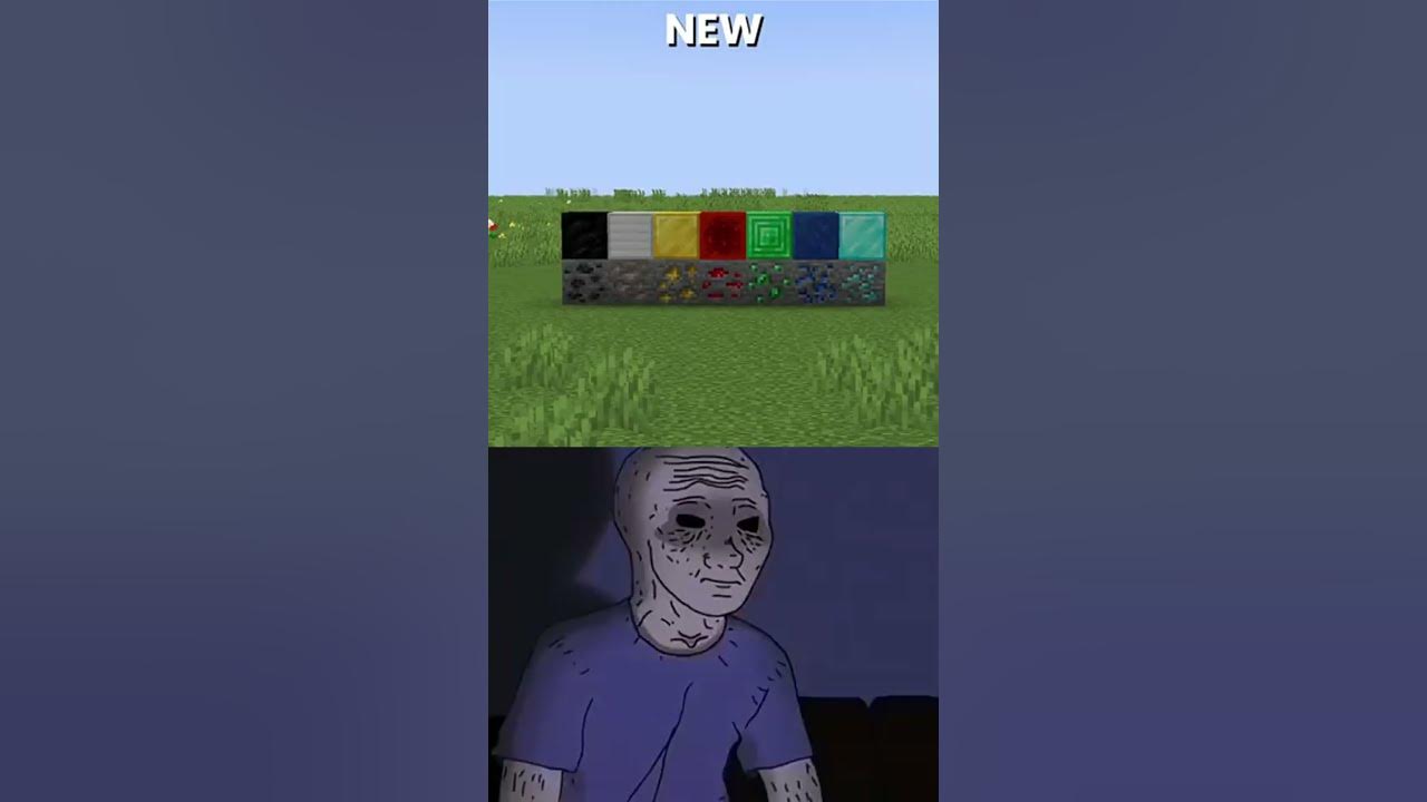 Minecraft : Now vs Then-Minecraft Nostalgia#shorts #minecraft #minecraftnostalgia