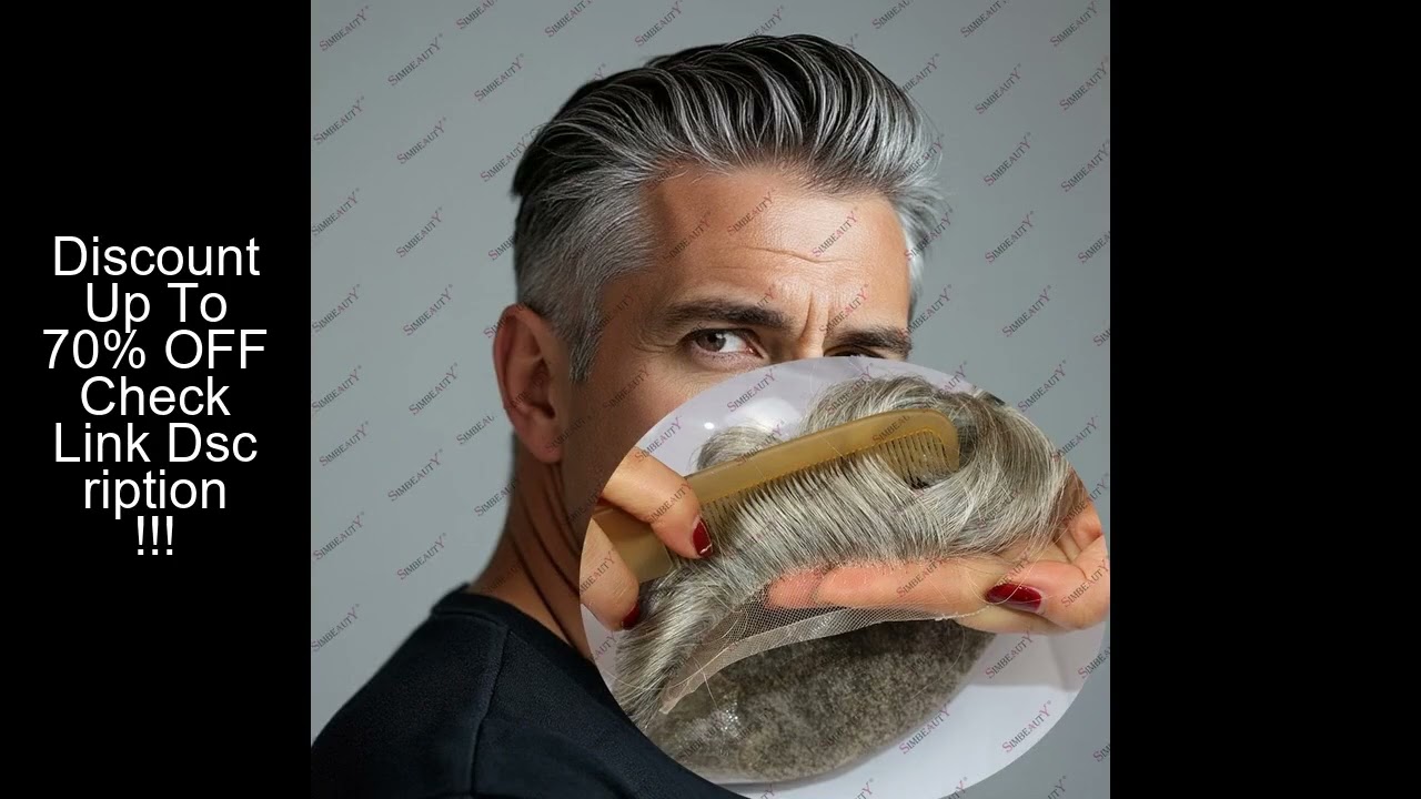 Undetectable Swiss Lace Hairline Bleached Knots Natural Lace Front Men's Human Hair Toupee Breathabl